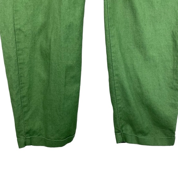 J. Crew Factory | Green Pull On Cuffed Ankle Pants - Picture 4 of 8
